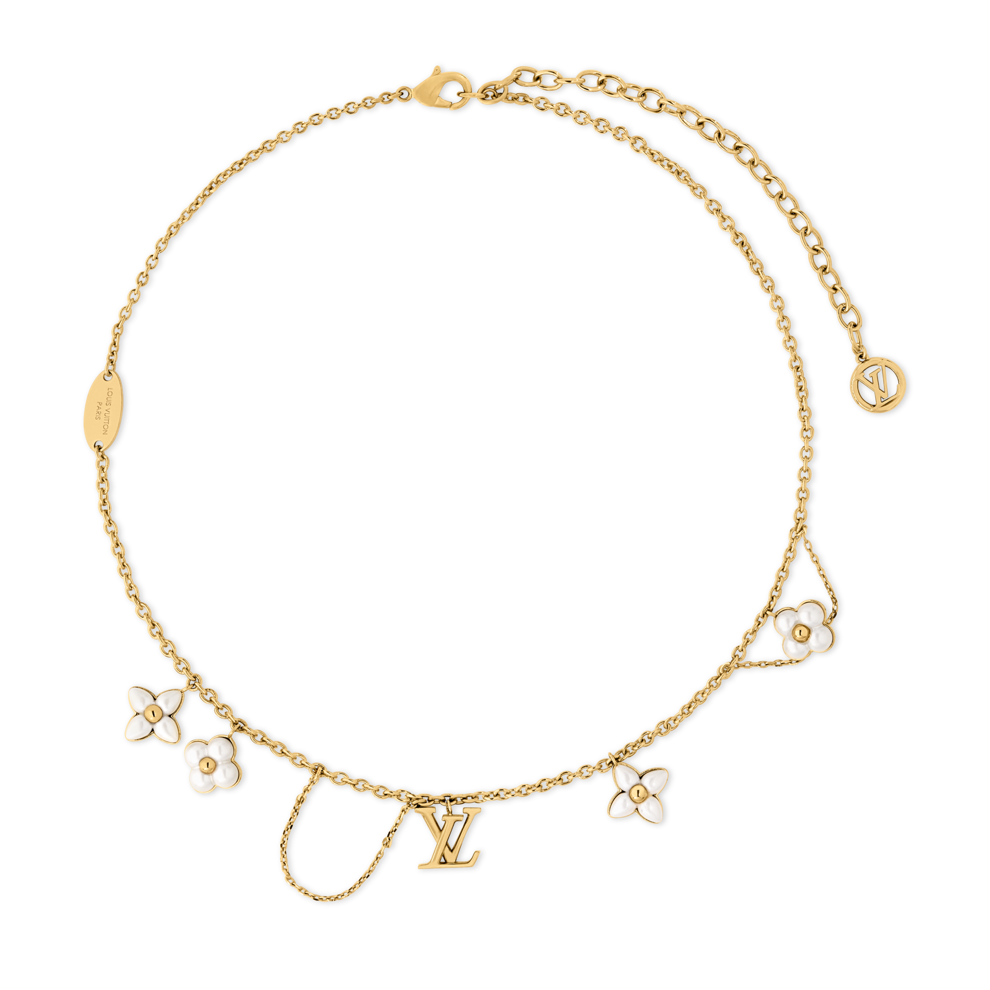 LV Floragram Necklace S00 - Women - Fashion Jewelry | LOUIS VUITTON ®